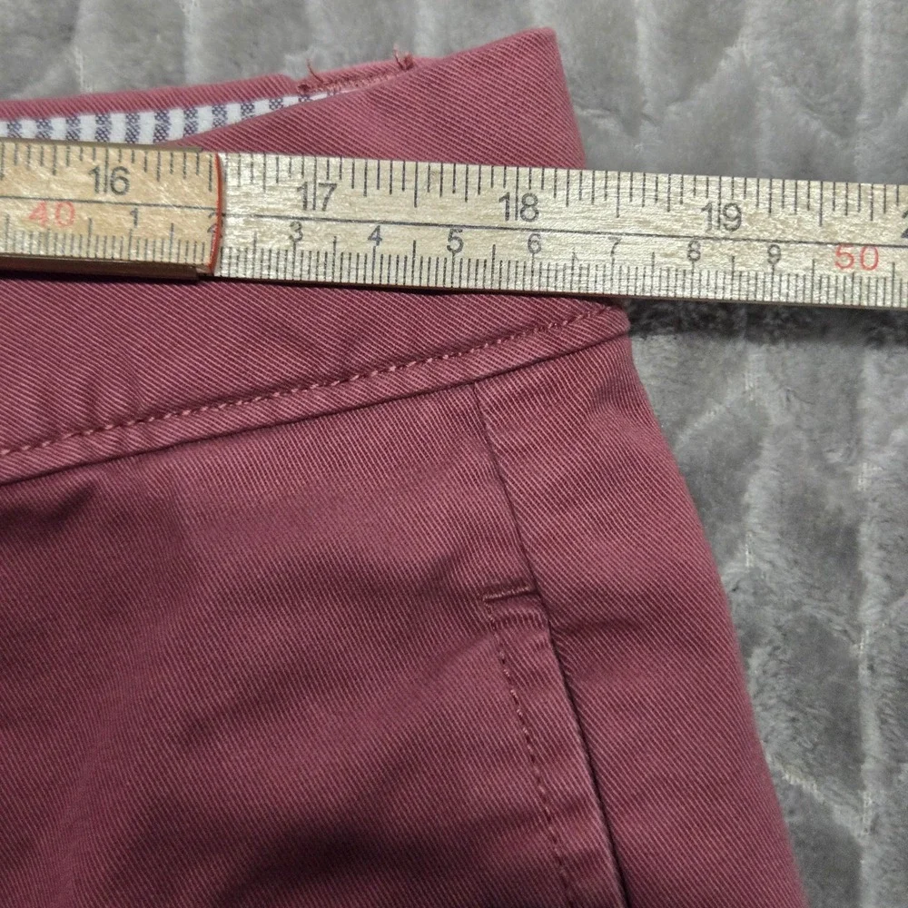 UNTUCKit St. Vincent Chino Shorts Mens 36 Pink Red Stretch 40500 Preppy